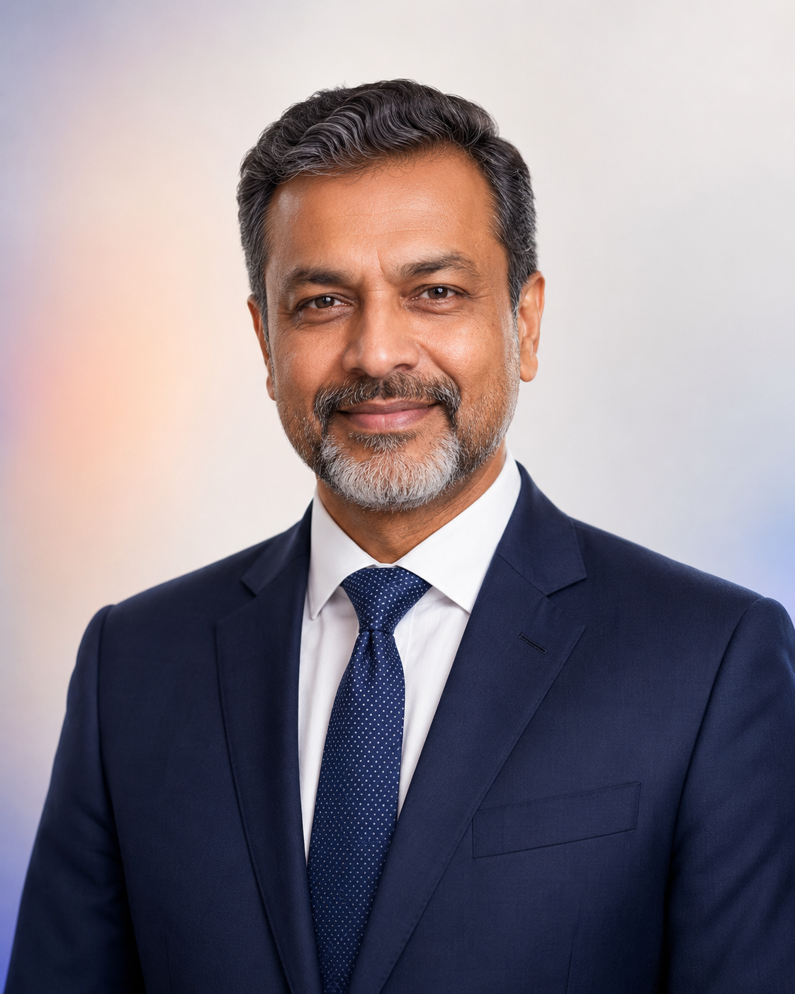 Illustrated leadership profile for VIBHAS Global